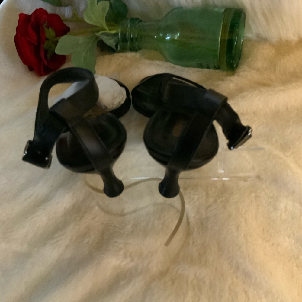 Donald J. Pliner Black Strappy Heels - Picture 4 of 7